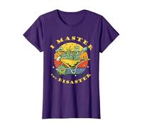 Gardening Master of Disaster, Funny Garden Gardens Maglietta, Donna, Viola, S