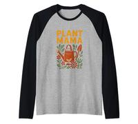 Gardening Plant Mama Vintage - Fiore di campo da donna Maglia con Maniche Raglan