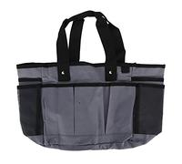 Gardening Tool Bag | 11 - Pocket Organizer for Pruning Shears & Tools | Sturdy Oxford Tote with Water - Blocking Lining | Portable Garden Storage for Lawn Care/Shed/Greenhouse (Gray)