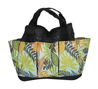 Gardening Tool Bag Organizer | 600D Oxford Cloth Long - wearing & Water - Defensive | Multi - Pocket Tool Storage Tote for Garden/Yard/Lawn | Leaf Pattern Design