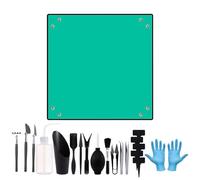 Gardening Tools - Waterproof Soil Digging with Mat,Garden Tool Set | for Plant Repotting Mixinols are crafted to protect your hands, offering a secure grip that minig Watering Family Friends Women Men