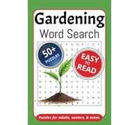 Gardening Word Search Puzzle Book: Word Searches with Easy to Read Print about Gardening, Gardens, Garden Growing, and More | 6x9 inches, 110 pages | ... - Gift for Vacations, Holidays, and Free Time