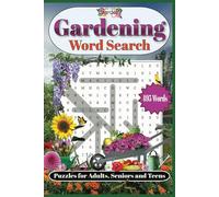 Gardening Word Search Puzzle Book: Word Searches with Easy to Read Print about Gardening, Houseplants, Cottage Gardens and More | 6 x 9 inches, 110 pages | 55 Puzzles | For Adults, Seniors and Teens