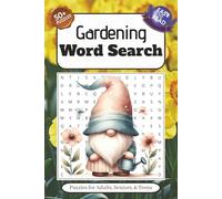 Gardening Word Search Puzzle Book: Word Searches with Easy to Read Print about Gardening, Nature, Botany, and More | 6x9 inches, 110 pages | 50+ Puzzles… Gift for Vacations, Holidays, and Free Times