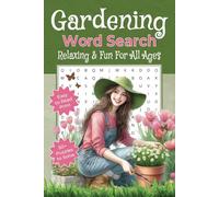 Gardening Word Search Puzzle Book: Word Searches with Easy to Read Print about Gardening, Plants, Insects, Birds and More | 6 x 9 inches, 110 pages, ... Holidays, Free Times and Relaxation
