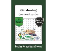 Gardening Word Search Puzzle Book: Word Searches with Easy to Read Print about Gardening, Trees, Flowers, Nature, the Outdoors and More|6x9 inches,110 ... for Vacations, Holidays, and Free Times