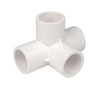 Gardeningwill 10 connettori a 4 vie da 25 mm in PVC resistenti per serre e mobili