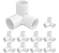 Gardeningwill 10 raccordi in PVC a 3 vie 20 mm per serra e mobili