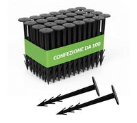 GARDENIX® 100 Pezzi Terrapin, Ancoraggio da per Giardino per Tessuto
