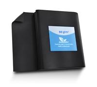 GARDENIX® 16 m² Tessuto Non Tessuto Anti Erbacce con Elevata permeabilità Acqua, Peso 50 g/m², Stabilizzazione UV(1,6m x 10m)