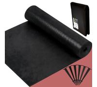 GARDENIX 32 m² - Tessuto non tessuto per erbacce con 50 ancore, 32 m² (3,2 m x 10 m), permeabile all'acqua 100 g/m², colore nero, resistente ai raggi UV, per aiuole rialzate, pellicola protettiva per