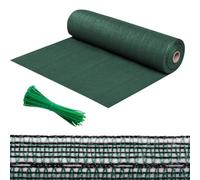 GARDENIX Pannello di Protezione per recinzioni da Giardino e ringhiere con Fascette per Cavi, 1,5 x 10 m, Verde