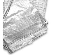 GARDENIX Telone multiuso in tessuto, colore argento, 120 g/m² (2 m x 3 m)