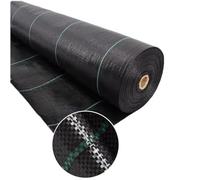 GARDENIX Tessuto Non Tessuto per Erbacce Extra Forte, 135 g/m² (4,2 m x 50 m), Colore Nero