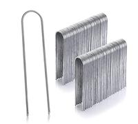 GardenMate 100x Picchetti di ancoraggio lunghi 150mm e larghi 25mm in filo d'acciaio dello spessore di 2,9mm