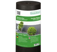 GardenMate 1m x 75m Rotolo Telo per Pacciamatura 150 g/m² - Rotolo Telo Antistrappo Contro Le Erbacce - Elevata stabilizzazione ai Raggi UV - Permeabile - 1m x 75m = 75 m²