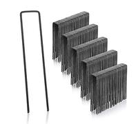 GardenMate 250x Picchetti di ancoraggio lunghi 150mm e larghi 25mm in filo d'acciaio dello spessore di 2,9mm, 4260313266357