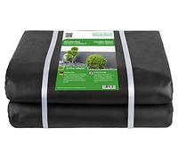 GardenMate 2m x 15m Telo per Pacciamatura 150 g/m² - Telo Antistrappo Contro Le Erbacce - Elevata stabilizzazione ai Raggi UV - Permeabile - 2m x 15m = 30 m²