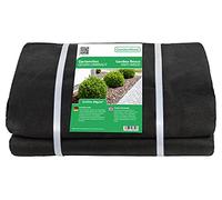 GardenMate 2m x 25m Telo per Pacciamatura 50 g/m² - Telo Antistrappo Contro Le Erbacce - Elevata stabilizzazione ai Raggi UV - Permeabile - 2m x 25m = 50m²