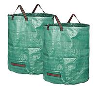GardenMate 2X 272L Sacchi da Giardinaggio - Sacchi per rifiuti da Giardino - Polipropilene (PP) 150gsm - Robusto, antistrappo, Idrorepellente