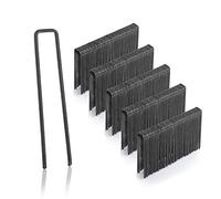 GardenMate 300 Picchetti per Fissaggio a Terra NON Zincati in Filo d’Acciaio Lunghezza 100 mm, Larghezza 13 mm, Diametro 2,9 mm