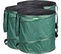GardenMate 3x 85L Sacchi per rifiuti da giardino Pop Up - Tessuto Oxford 600D
