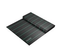 GardenMate Telo per Protezione dalle Erbacce, per Pacciamatura, Protezione per Sabbionaia, 2 x 15 m 100 g/m² - Tessuto con Fili Intrecciati - Stabilizzazione ai Raggi UV