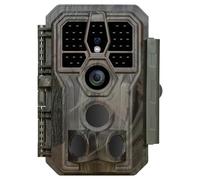 GardePro E5 Fotocamera da Caccia 32MP 1296P H.264 Vidéo Fototrappola Infrarossi Invisibili 0,1s Tempo di Attivazione, Visione Notturna Fino a 30m, No-Glow 940nm IR LEDs, IP66