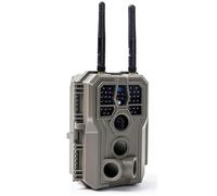 GardePro E8 2.0 - Telecamera selvatica con doppia antenna Wi-Fi, 64 MP H.264 video 4K, visione notturna a infrarossi 30 m, rilevatore di movimento, telecamera per animali selvatici, trasmissione