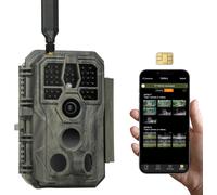 GardePro X50 Fotocamera da Caccia 4G LTE con scheda SIM e App 64MP 1296P H 265