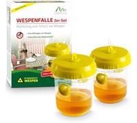 GARDIGO® 2x Trappole per Vespe | Repellente Vespe | Cattura Vespe Vive | Appendere o Appoggiare | Acchiappa Mosche | Trappola Calabroni | Acchiappa Vespa | Anti Vespe da Esterno | Acchiappa Mosche