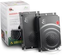 Gardigo® 2X Repellenti a Ultrasuoni Anti Martore per Auto | Repellente per Topi | Utilizzo Mobile a Batterie | Scaccia Topi | Dissuasore per Martore Vano Motore, Soffitta, Casa, Cantina, Garage, Auto