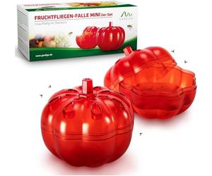 GARDIGO® Trappola Moscerini Frutta - 2 Pz. | Insetticida Moscerini | Anti Moscerini Casa | Acchiappa Insetti | 5,5 x 6,2 cm | Cattura Moscerini in Casa | Trappole Moscerini