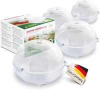 GARDIGO® Trappola per Vespe e Calabroni 4 Pz. | Anti Vespe da Esterno | Trappola per Popillia Japonica | Cattura Insetti | Facile da Usare | Made in Germany