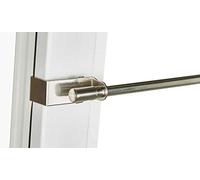 Gardinenbox Denver 20190931 - Asta di bloccaggio in metallo, allungabile, 45-75 cm, in acciaio inox, 8/10 mm, montaggio senza viti e fori, 20190931