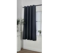 Gardinenbox München Dark 202410 - Tenda oscurante con occhielli, 175 x 145 cm, colore: grigio scuro