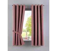Gardinenbox Newyork 201920600-2 - Tende oscuranti oscuranti, con occhielli, 160 x 140 cm, colore rosa antico
