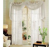 Gardinenbox Set di 3 Tende Complete, in Voile, Crema, 60999