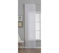 Gardinenbox Tenda a pannello New Amsterdam, altezza 245 x 60 cm, colore bianco, strutturata, moderna, semplice e versatile, con binario di scorrimento e asta di contrappeso, 2024740