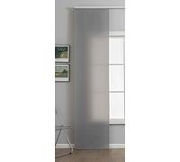 Gardinenbox Tenda a pannello New Amsterdam, altezza 245 x 60 cm, grigio strutturata, moderna, semplice e versatile, con binario di scorrimento e asta di contrappeso, 2024740