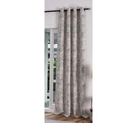 Gardinenbox Tenda double face, altezza x larghezza 245 x 140 cm, motivo jacquard VENEDIG, utilizzabile su entrambi i lati, con occhielli in plastica chiaro/scuro, design flessibile, per camera