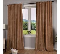 Gardinenbox Tenda oscurante Milano in velluto opaco, con passanti, passanti, 2 pezzi, 235 x 135 cm, 20357