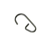 Gardinia 11465 Ganci per Tende, Ø 12 mm, Inox, 3,5 cm, 10 Pezzi, Steel, Acciaio Inossidabile, 3.5 cm, unità