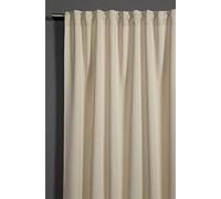 Gardinia 1 Tenda con fettuccia Dimout, Naturale, 140 x 245 cm, Poliestere