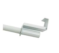 Gardinia 2621 - Asta per tende a pressione in metallo, Ø 9 mm, allungabile da 60 a 90 cm, colore: Bianco