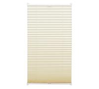 Gardinia 31266 Tenda Plissettata con Morsetto di Fissaggio, Tessuto, Avorio, 90 x 130 cm