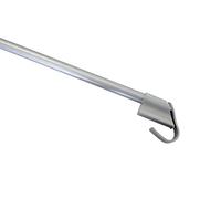 Gardinia 31521 Morsetto di Chiusura, Metallo, Argento, 75-125 cm