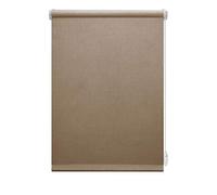 Gardinia 32081 EASYFIX Rullo Napoli con Fissaggio a Incastro o con Adesivo, Tenda da Giorno, Opaca, incl. Materiale di Montaggio, Poliestere, 737 Marrone, 45x150