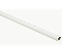 Gardinia Bastone per Tenda con Binario Interno Ø 20 mm Bianco 160 cm, Metallo
