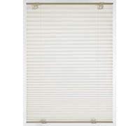 Gardinia Plissettata Solo con Ventose, Tenda Pieghevole Opaca, Parti per Il Montaggio Incluse, 2 Binari in Alluminio, Crema, 100 x 130 cm (LxH), Metallo